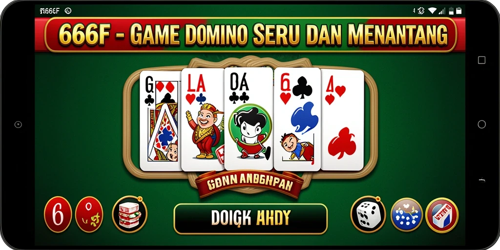 Tampilan gameplay menarik dan seru dari 666F yang menampilkan Domino.