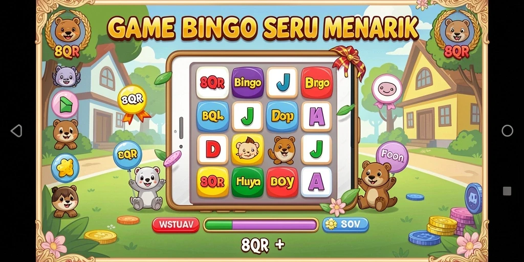 Tampilan gameplay Bingo yang seru dan interaktif.