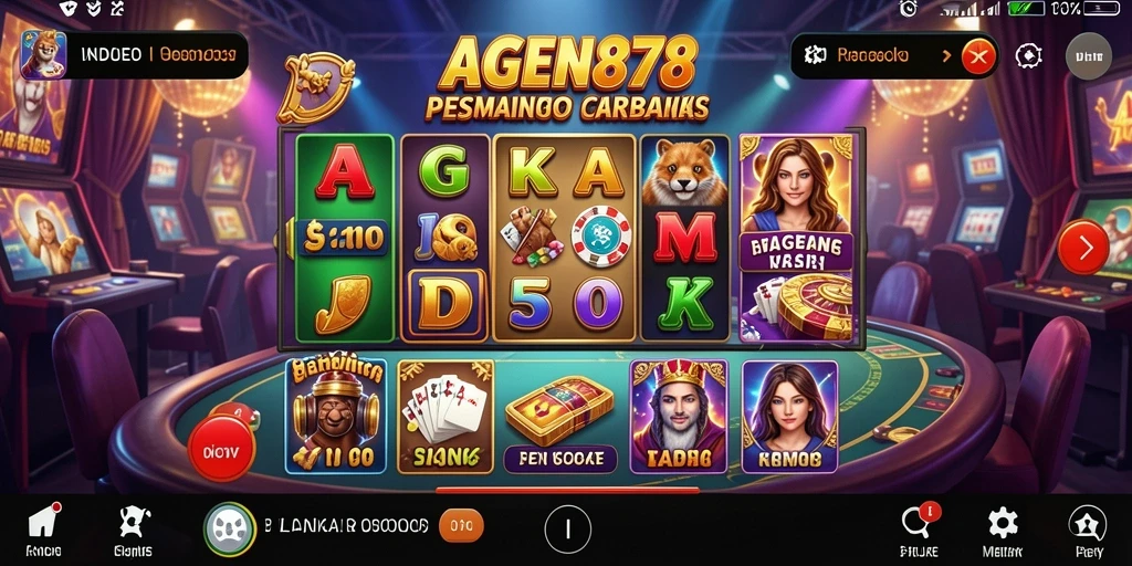 Tampilan menarik dari gameplay AGEN878 yang menggugah selera judi.