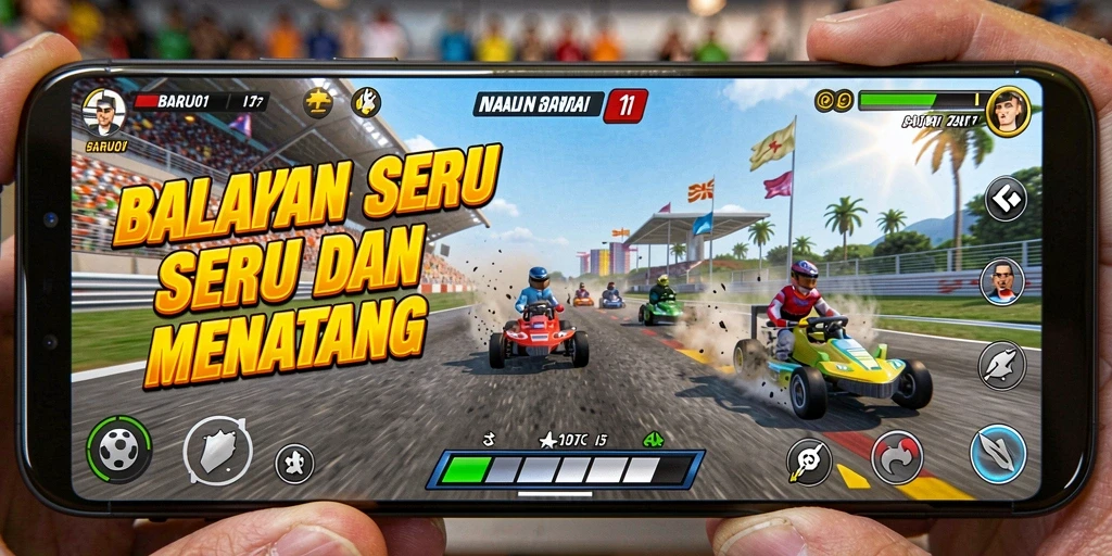 Tampilan gameplay BARU01 yang menegangkan dan penuh aksi.