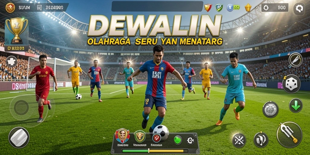 Tampilan gameplay DEWALIN yang dinamis dan menarik.