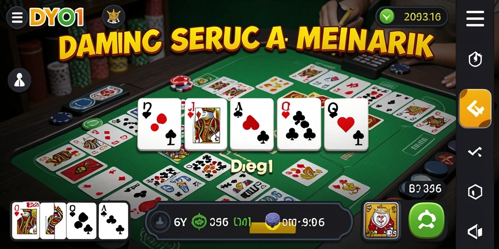 Tampilan gameplay DYO1 yang seru dan menarik.