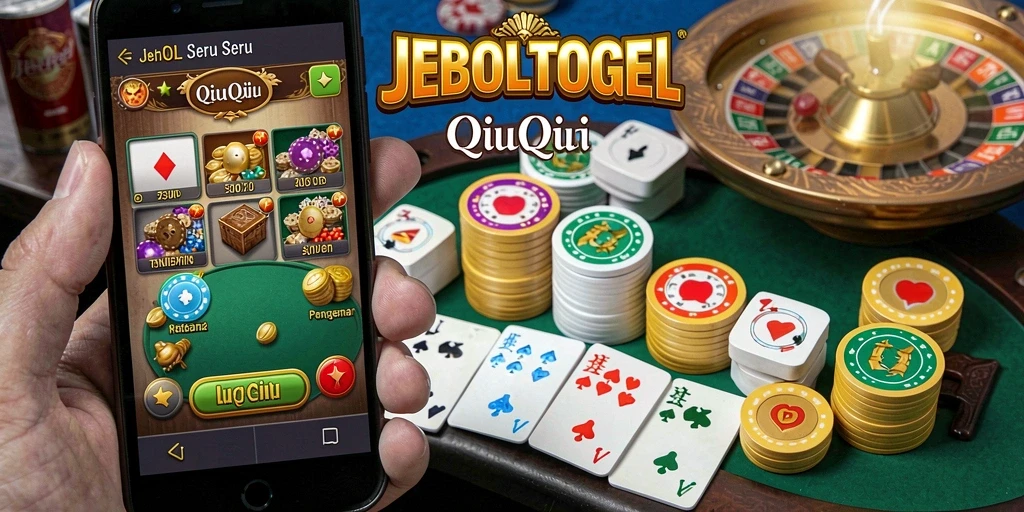 Tampilan gameplay seru dalam JEBOLTOGEL saat bermain QiuQiu.