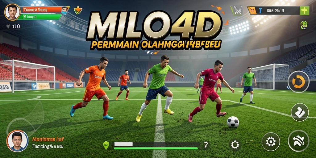 Tampilan gameplay seru dan dinamis dalam MILO4D.
