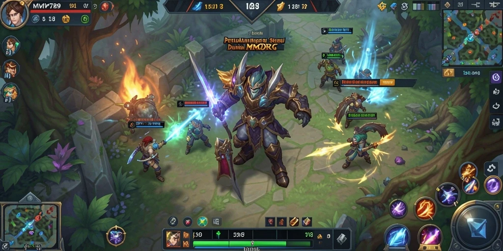 Tampilan gameplay seru dalam dunia MMORPG di MVP789.