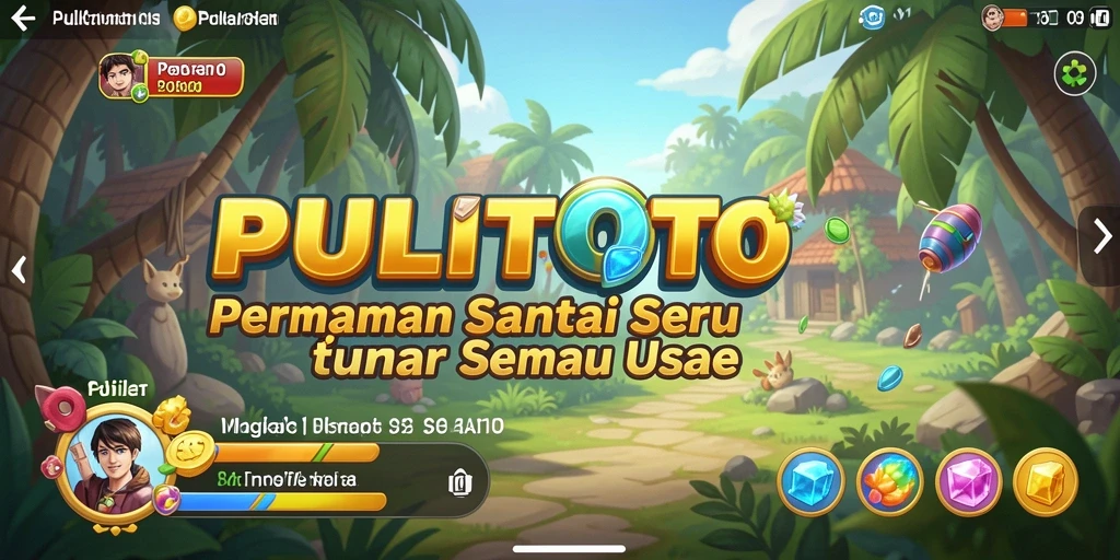Screenshot utama PULITOTO menampilkan gameplay yang seru dan santai.