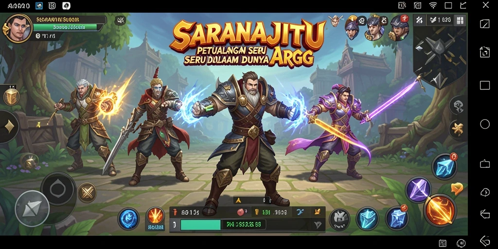 Gameplay mendebarkan di dunia fantasi SARANAJITU.