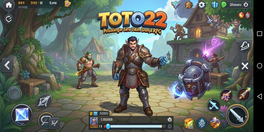 Tampilan gameplay RPG TOTO22 yang menakjubkan dan mendebarkan.