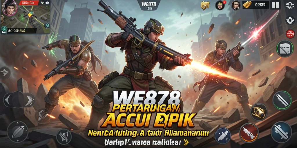 Tampilan menegangkan dari gameplay WE878 yang penuh aksi.