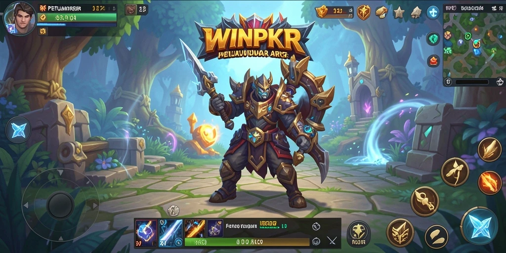 Screenshot WINPKR menunjukkan petualangan seru dalam gameplay ARPG yang mendebarkan.